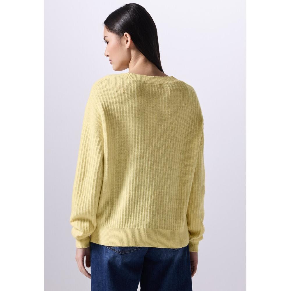 STREET ONE STUDIO Strickpullover Aus Baumwolle Mit Stretchanteil