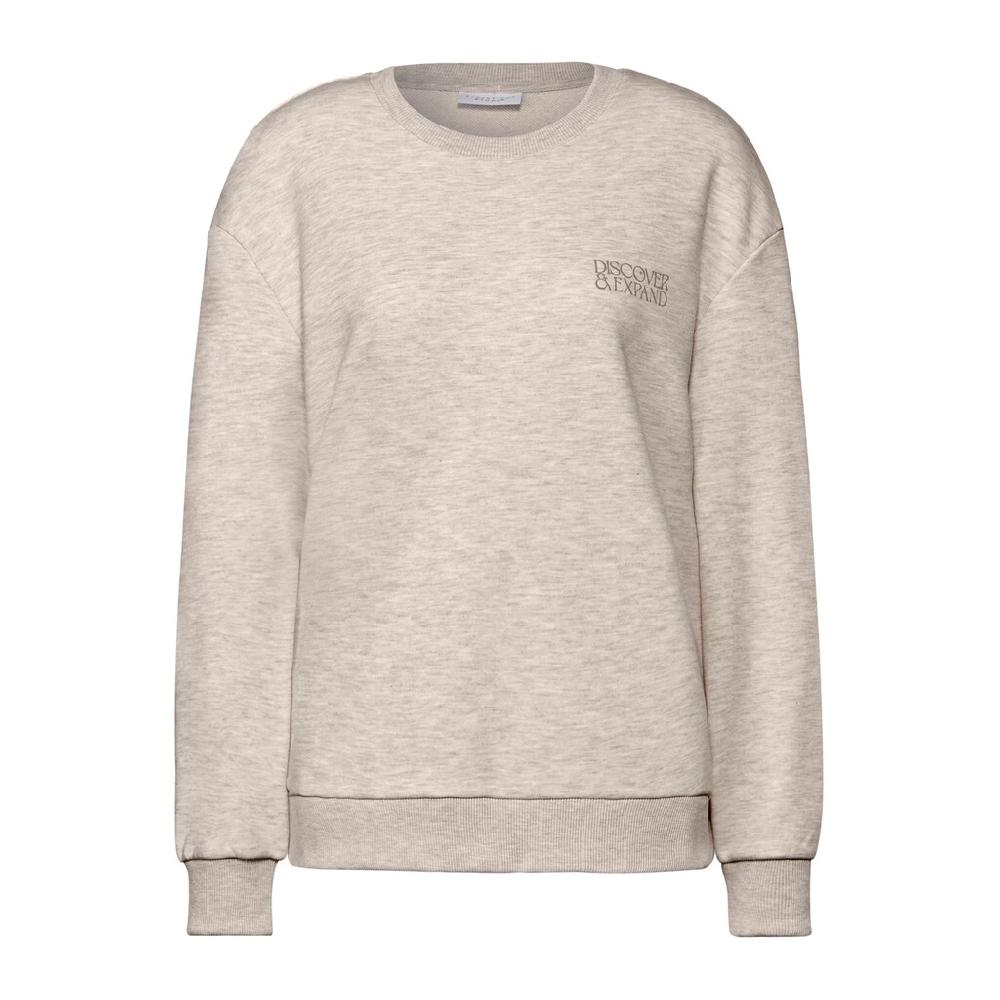 STREET ONE STUDIO Sweatshirt Im Soften Baumwoll-Mix