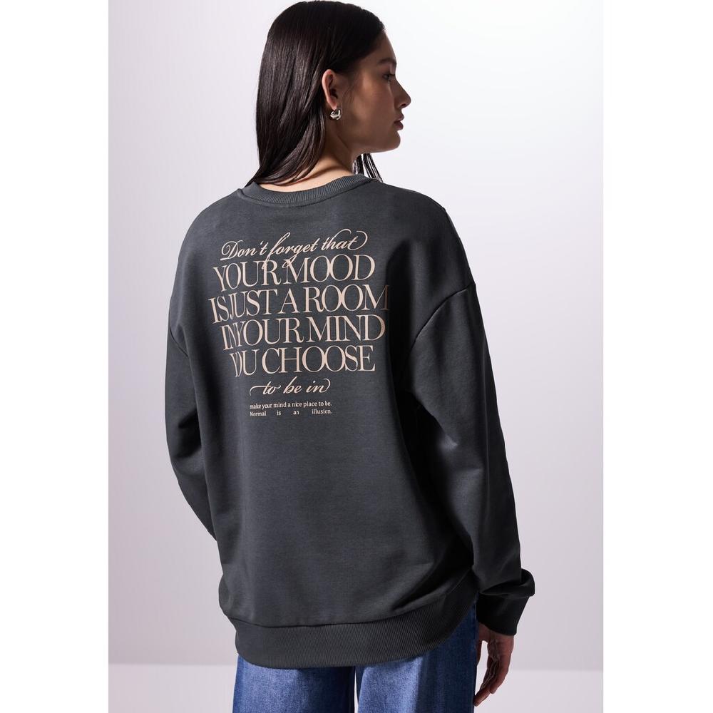 STREET ONE STUDIO Sweatshirt Im Soften Baumwoll-Mix
