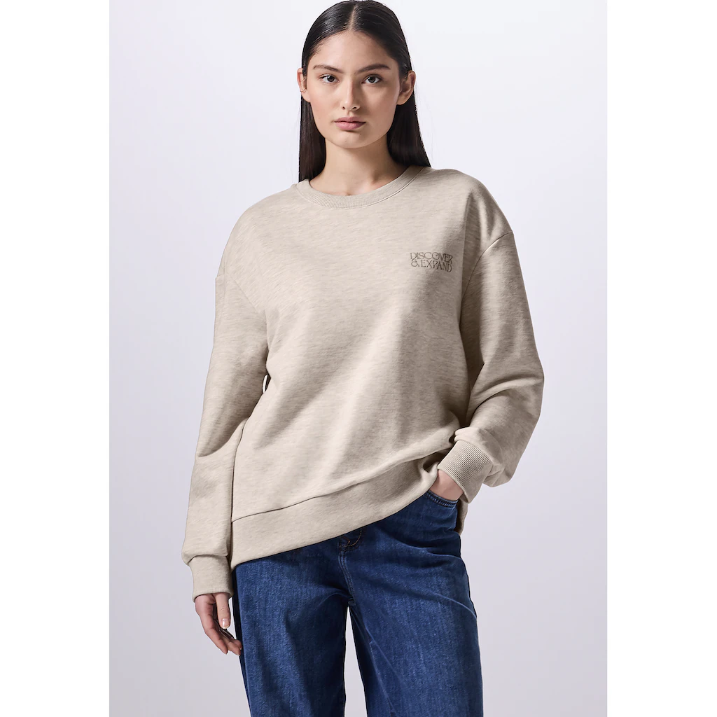 STREET ONE STUDIO Sweatshirt im soften Baumwoll-Mix