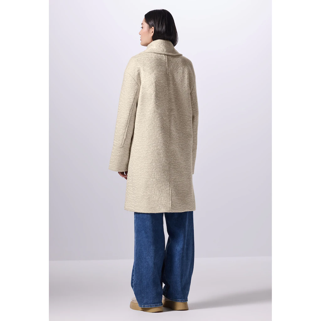 STREET ONE STUDIO Wollmantel In Woll-Optik