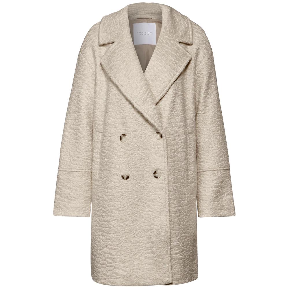 STREET ONE STUDIO Wollmantel In Woll-Optik