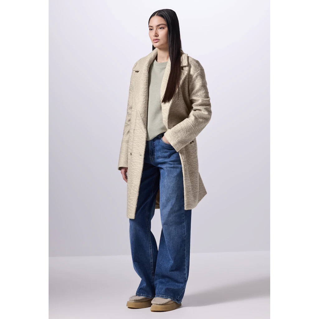 STREET ONE STUDIO Wollmantel in Woll-Optik