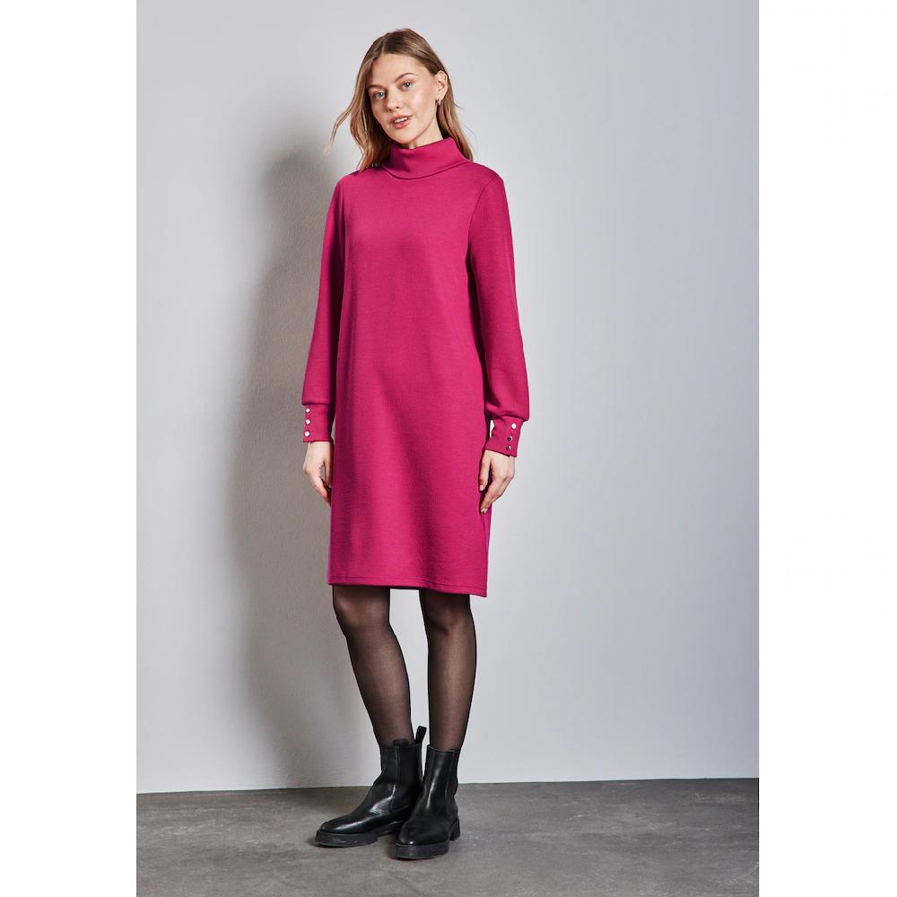 STREET ONE Sweatkleid soft und trageangenehm