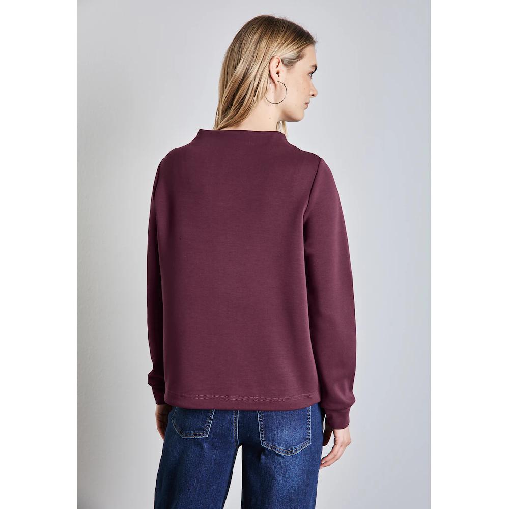 STREET ONE Sweatshirt Mit Rollkragen