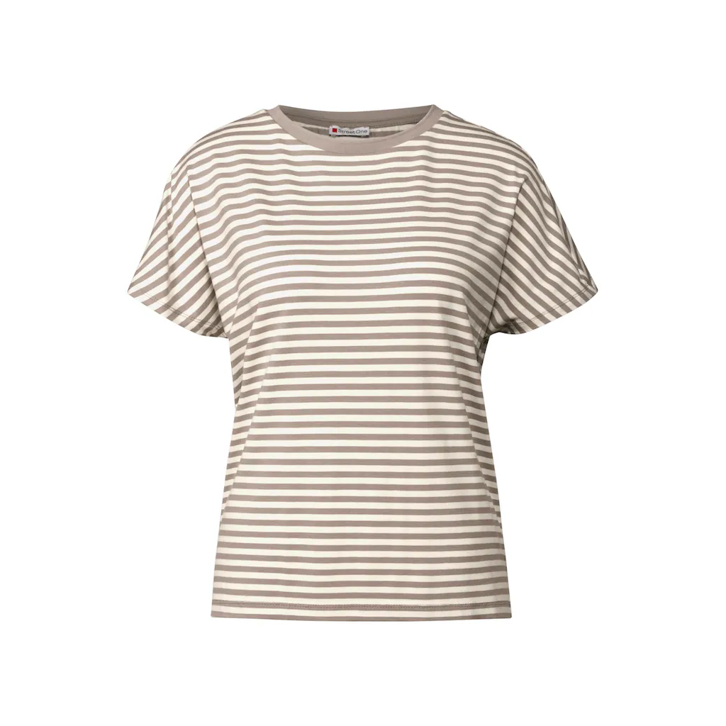 STREET ONE T-Shirt Aus Strecthigem Viskosematerial