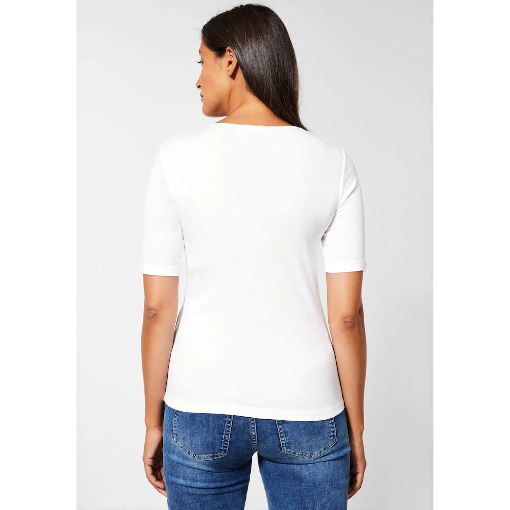 STREET ONE T-Shirt Im Basic Style