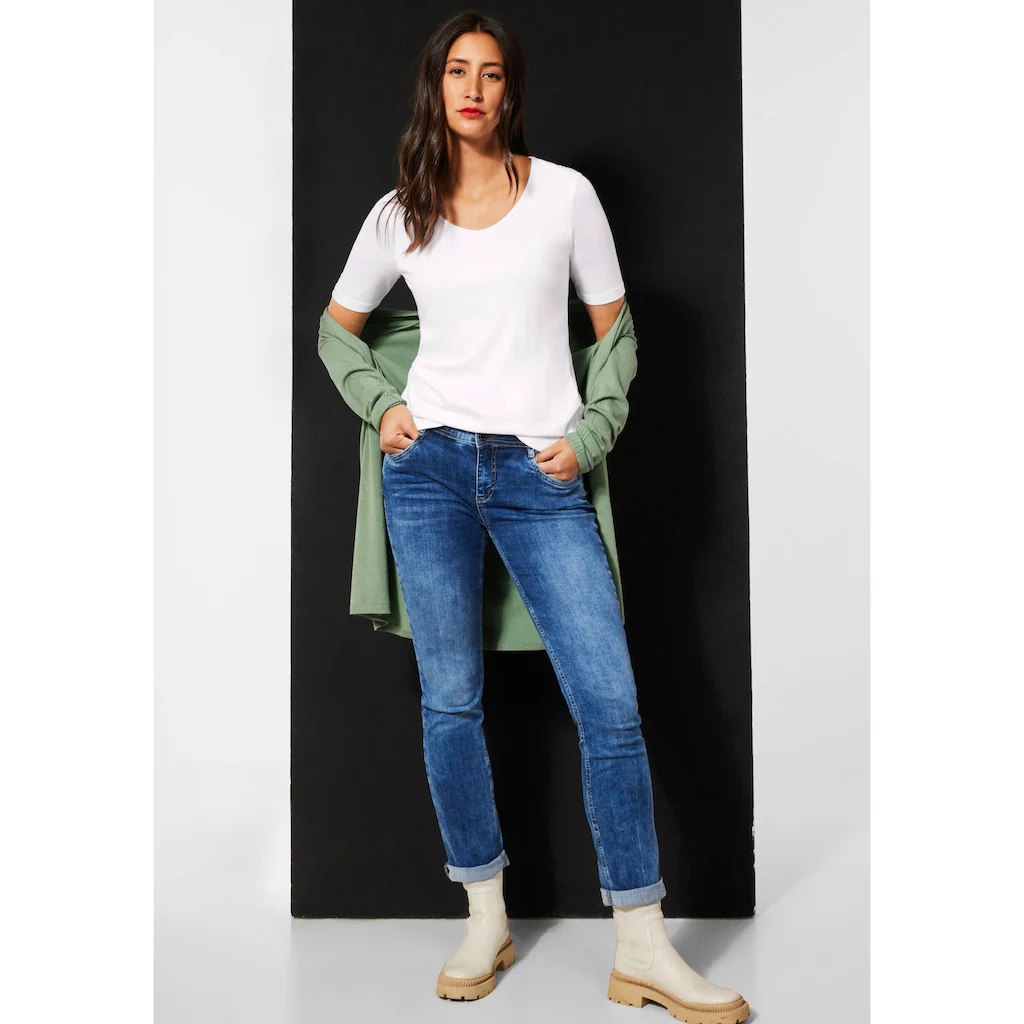 STREET ONE T-Shirt Im Basic Style