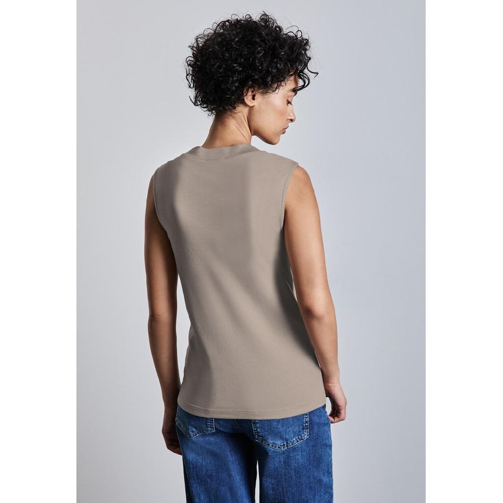 STREET ONE T-Shirt Im Soften Baumwoll-Mix