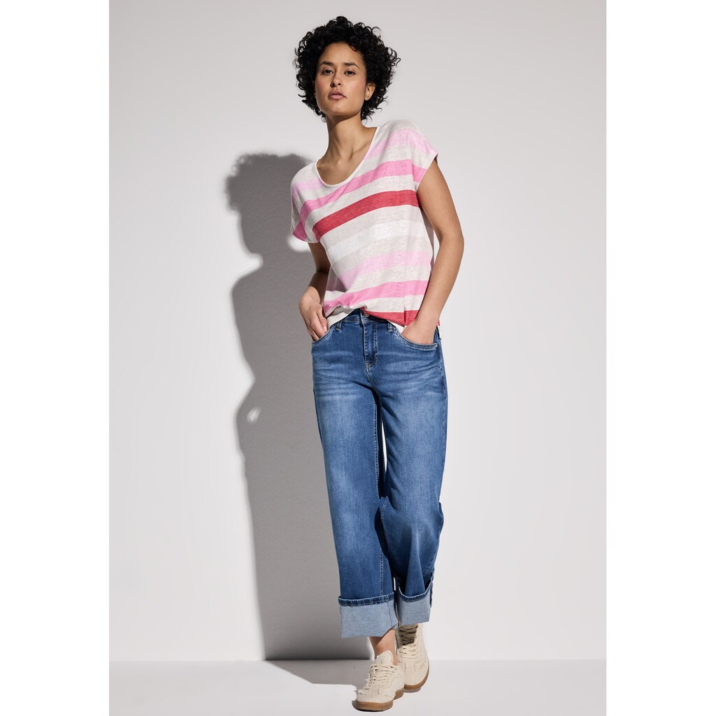 STREET ONE T-Shirt Mit Rundhalsausschnitt