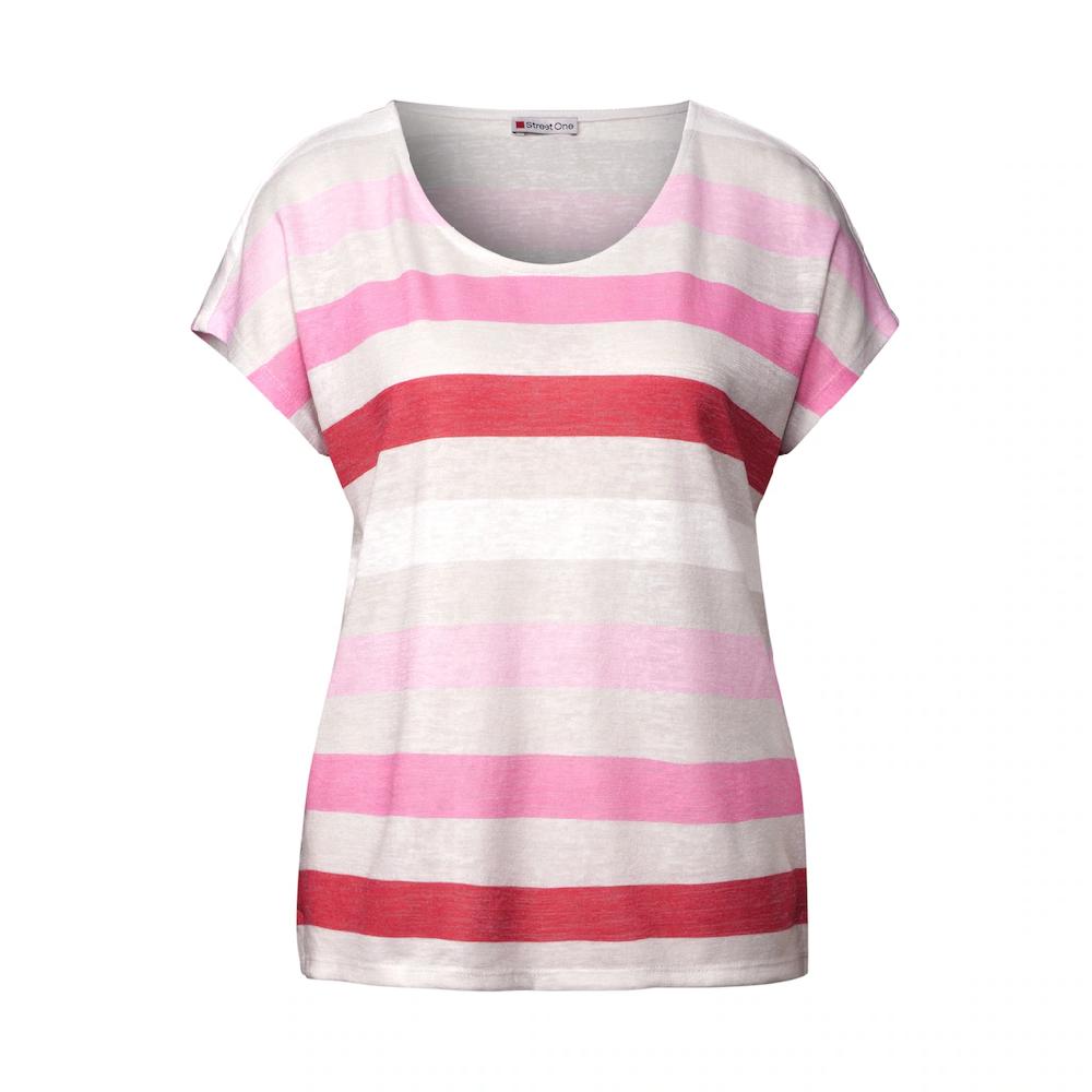 STREET ONE T-Shirt Mit Rundhalsausschnitt