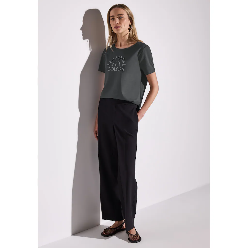 STREET ONE T-Shirt Mit Rundhalsausschnitt