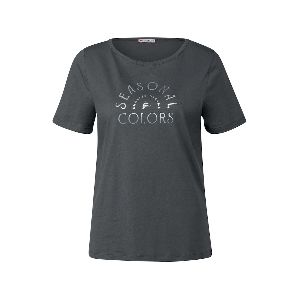 STREET ONE T-Shirt Mit Rundhalsausschnitt