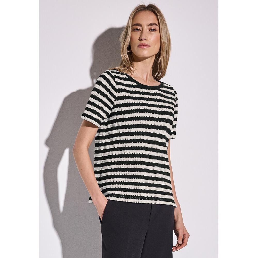 STREET ONE T-Shirt mit Rundhalsausschnitt