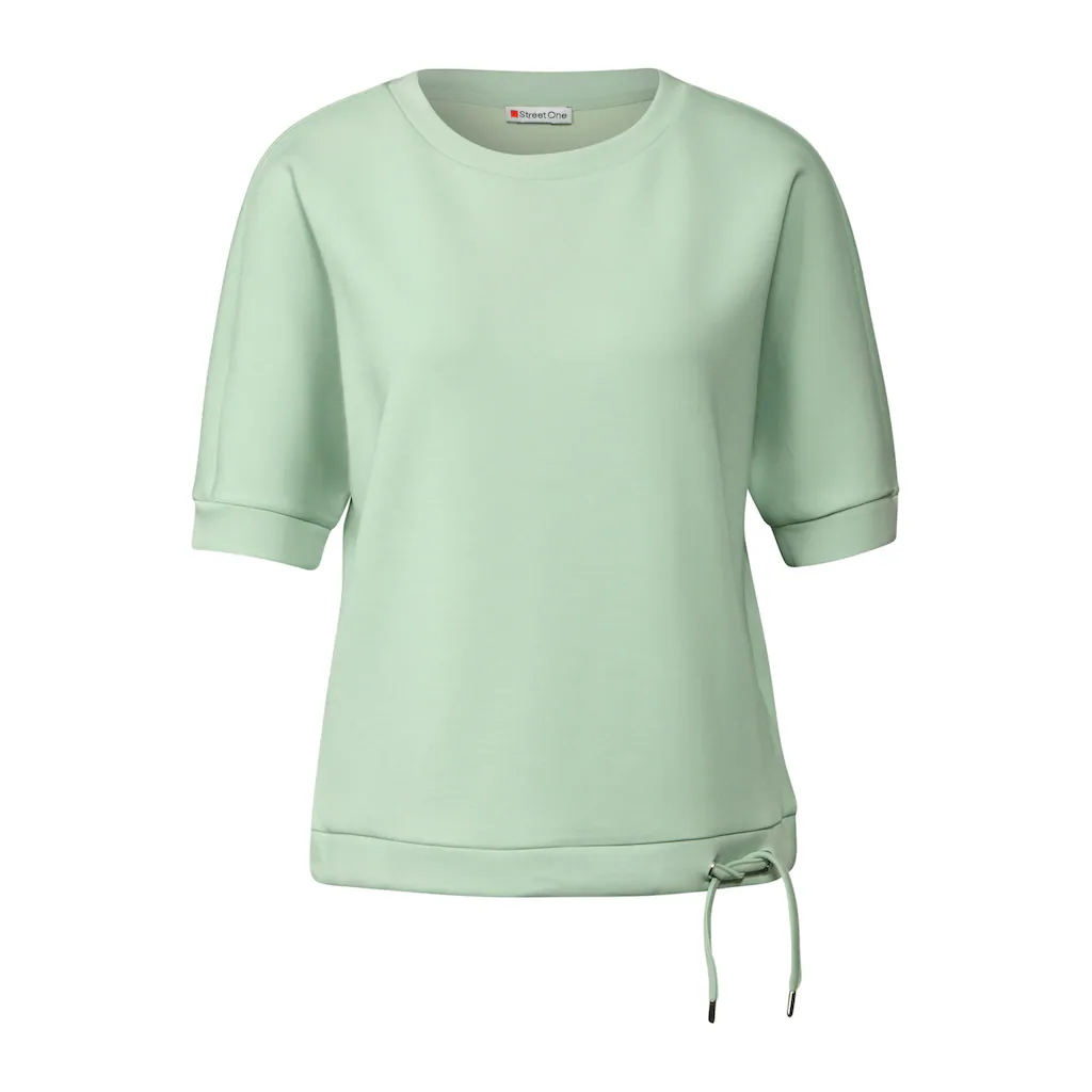 STREET ONE T-Shirt Mit Tunnelzug Am Saum