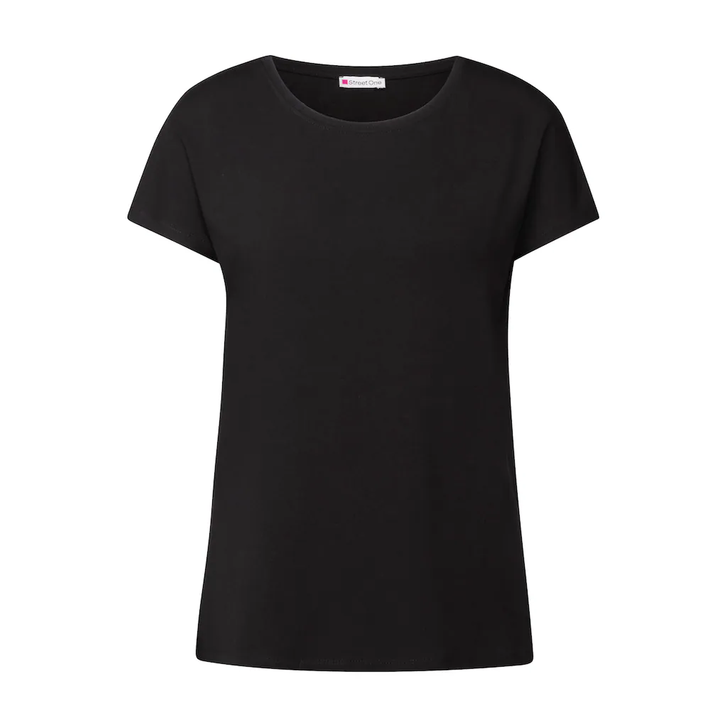 STREET ONE T-Shirt Mit U-Boot-Ausschnitt