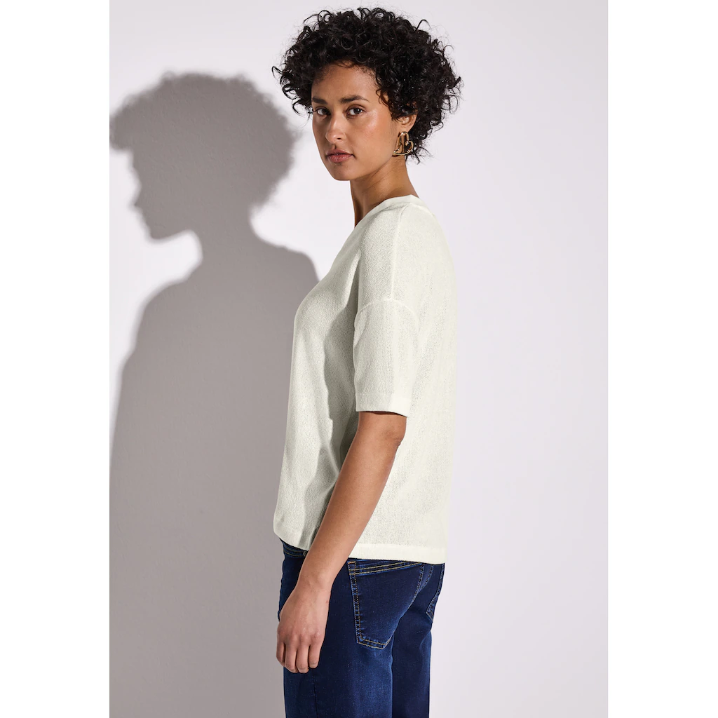 STREET ONE T-Shirt Mit V-Ausschnitt