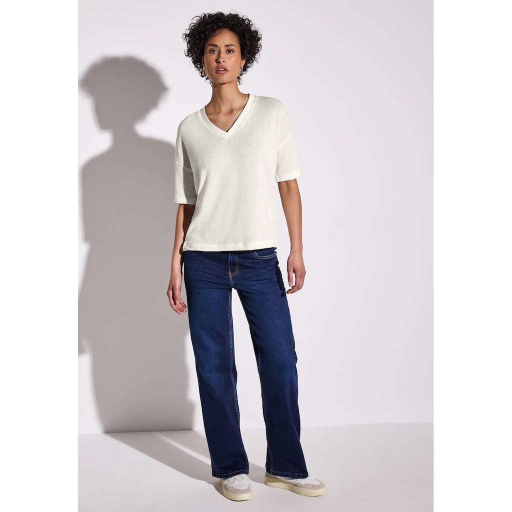 STREET ONE T-Shirt Mit V-Ausschnitt