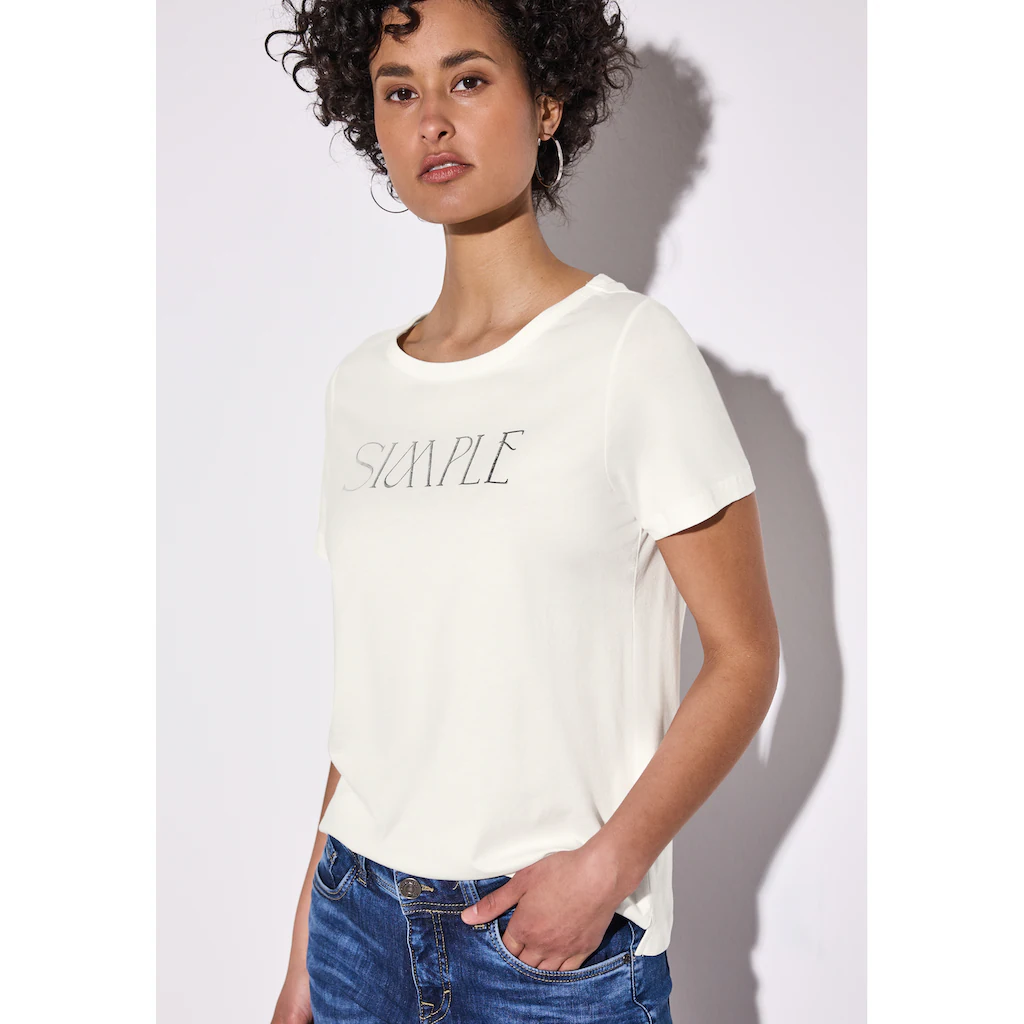STREET ONE T-Shirt Mit Wording-Print