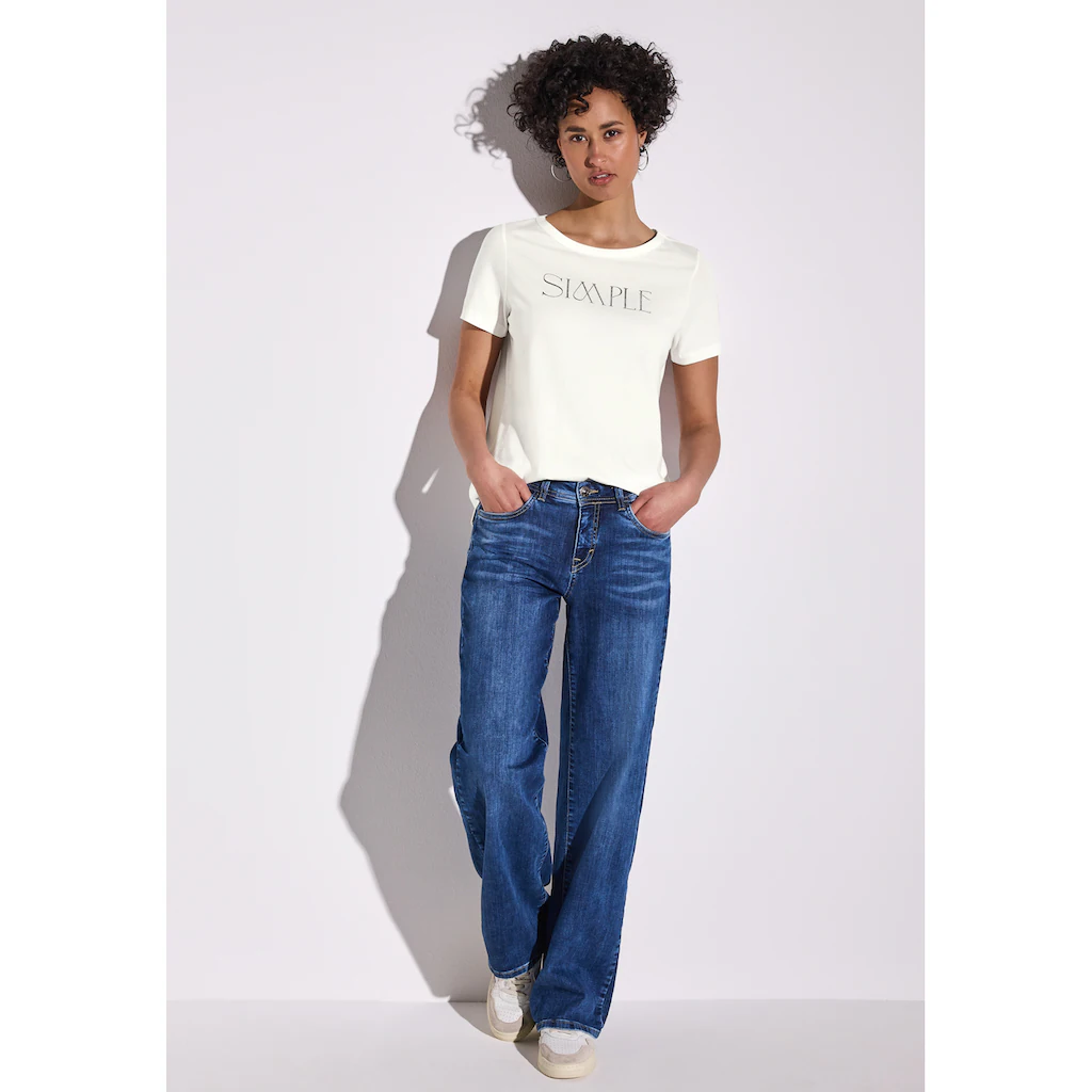 STREET ONE T-Shirt Mit Wording-Print