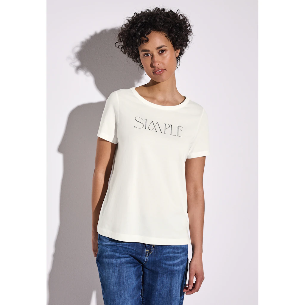 STREET ONE T-Shirt mit Wording-Print