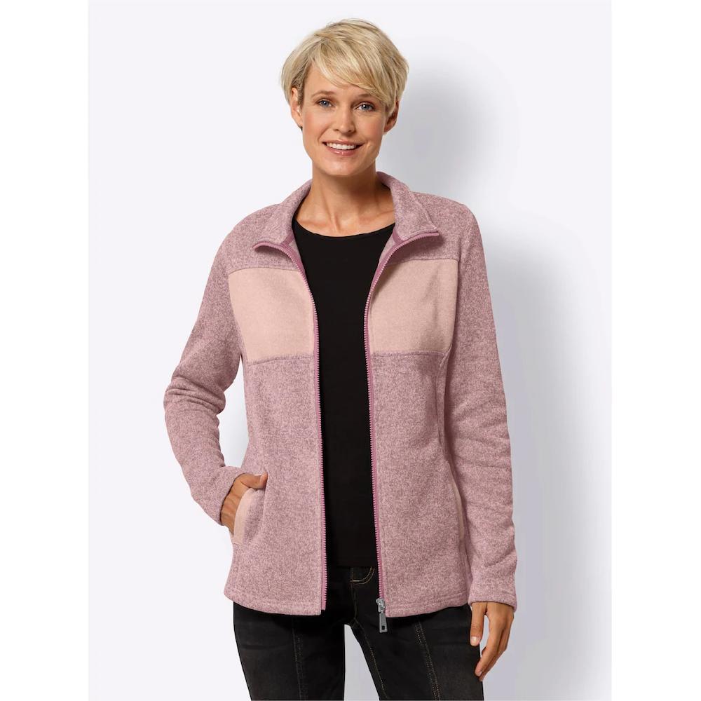 Strickfleecejacke
