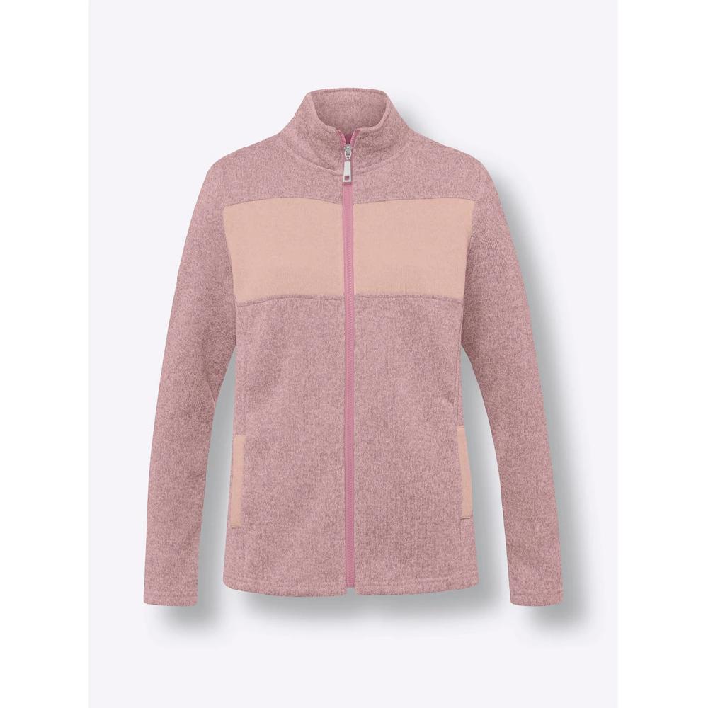 Strickfleecejacke