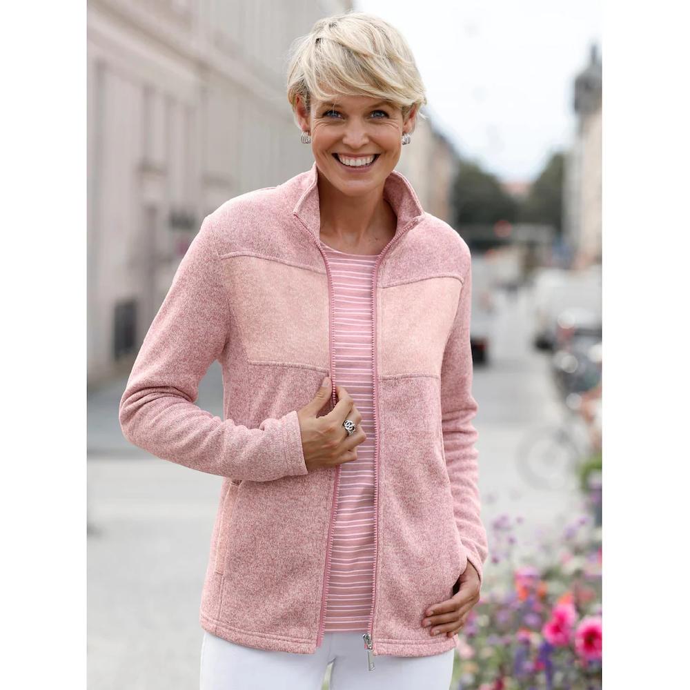 Strickfleecejacke