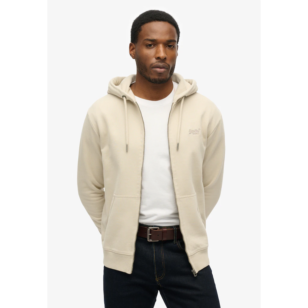 Superdry Kapuzensweatjacke »ESSENTIAL LOGO ZIP HOODIE HB« ▷ Für