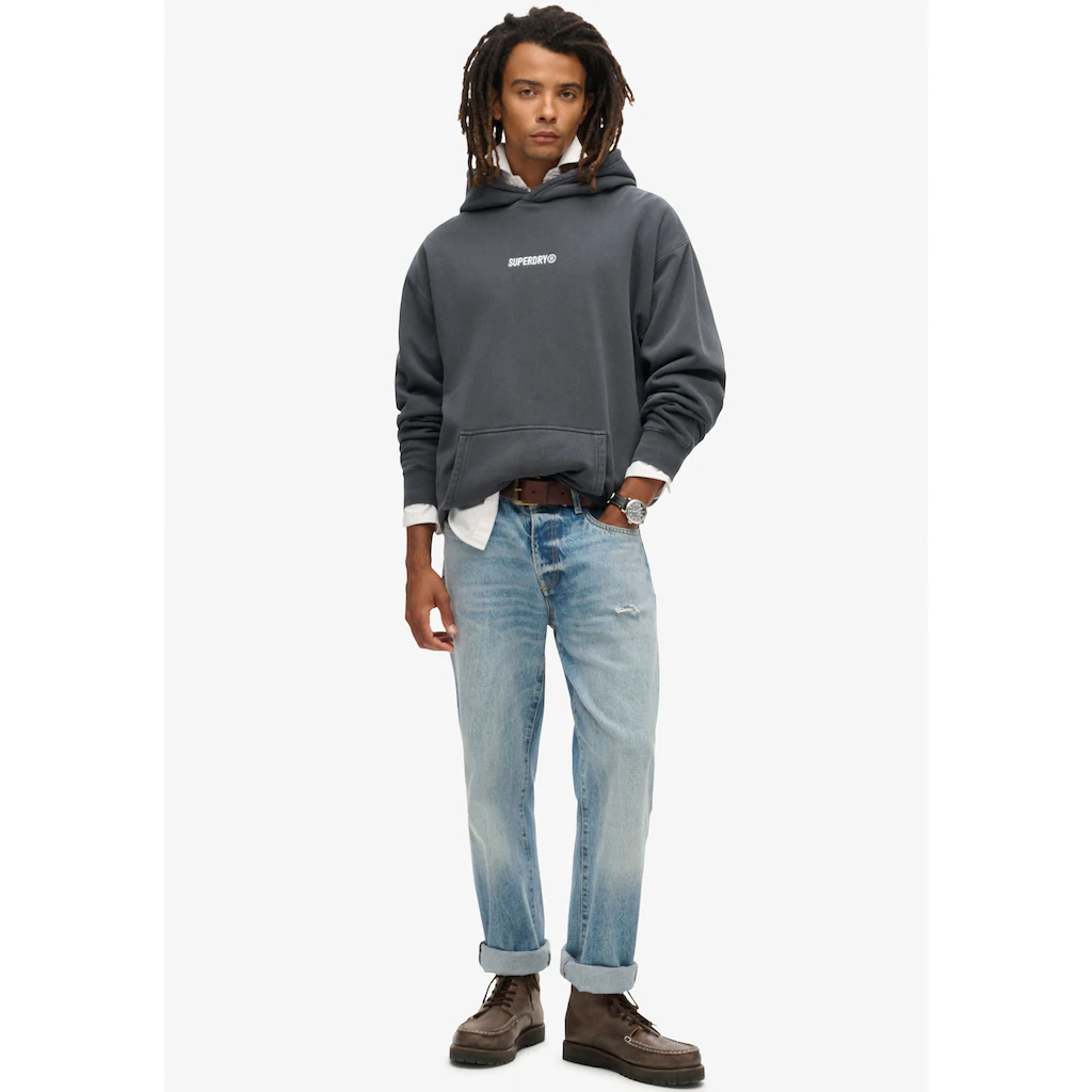Superdry Kapuzensweatshirt »MICRO LOGO GRAPHIC LOOSE HOOD« ▷ Für