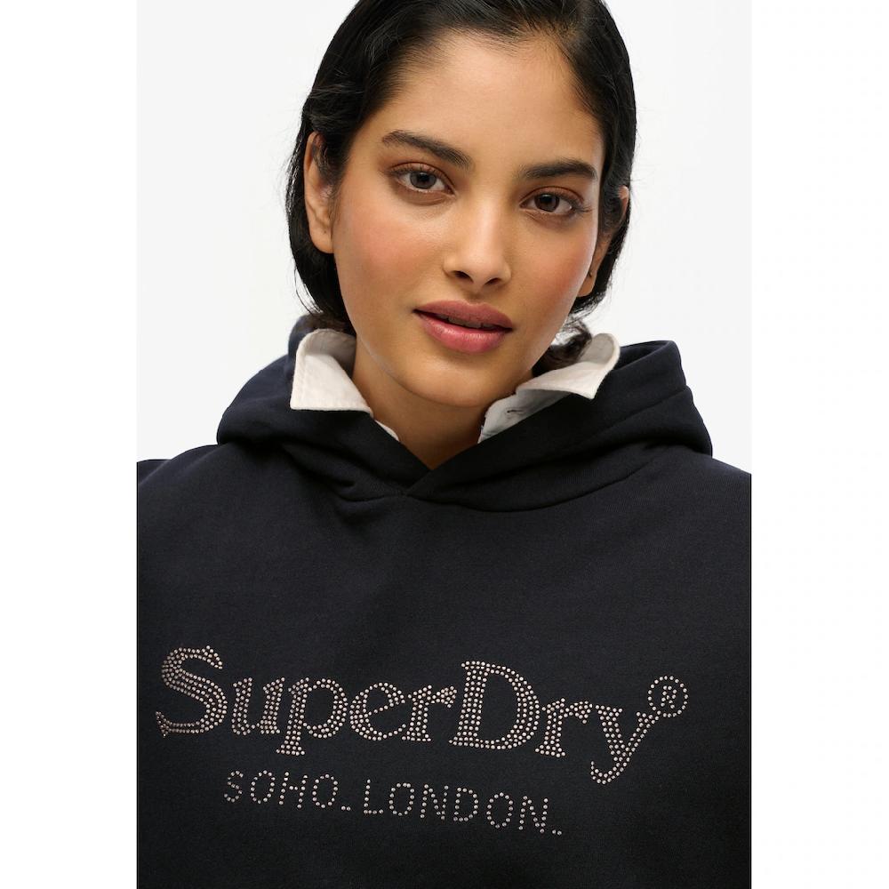 Superdry Kapuzensweatshirt »VENUE METALLIC RELAXED HOOD«
