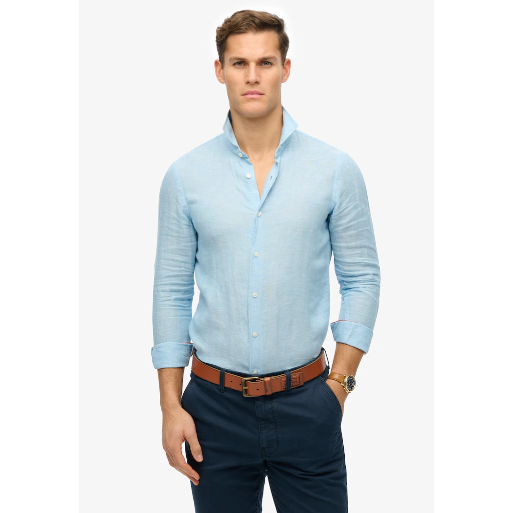 Superdry Langarmhemd »VACATION L/S LINEN SHIRT« ▷ kaufen