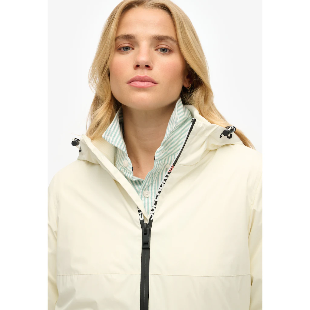 Superdry Outdoorjacke »HOODED LOGO WINDBREAKER JACKET« Mit Kapuze