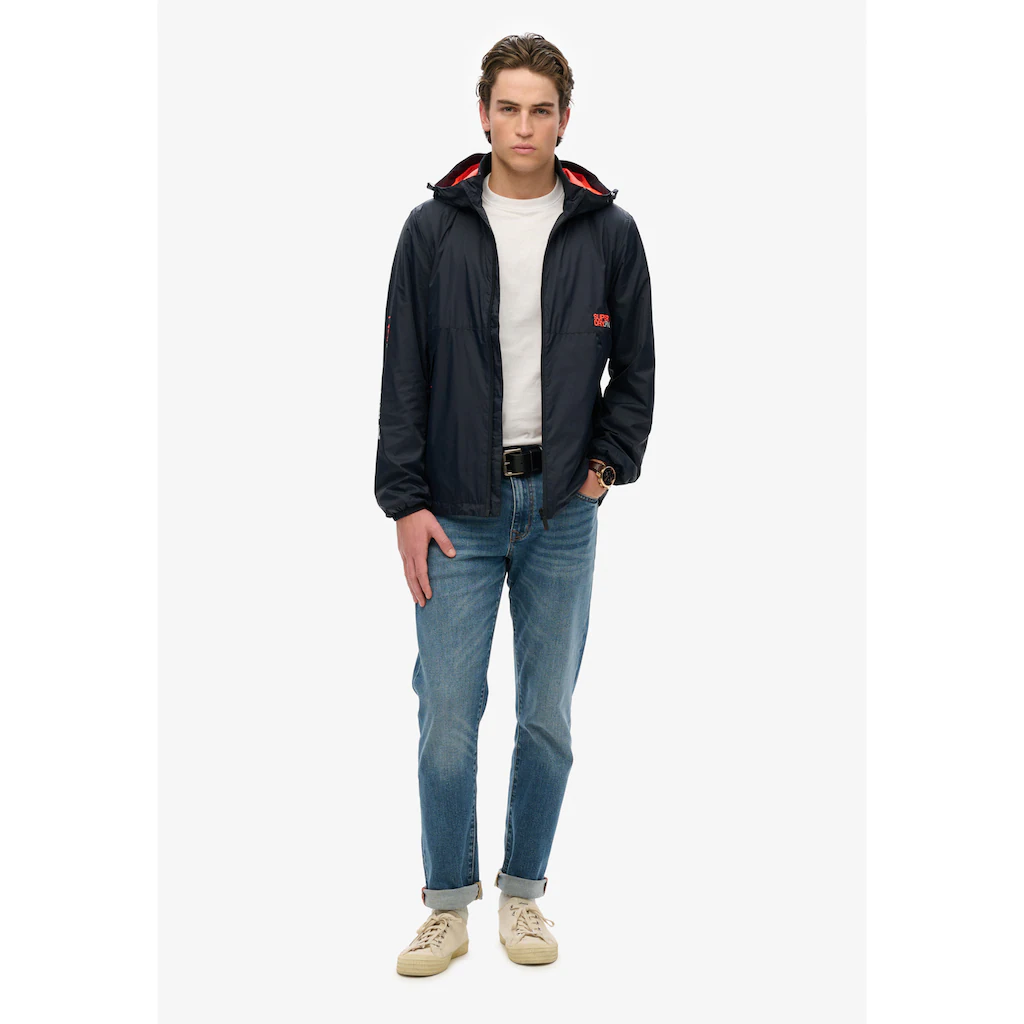 Superdry Outdoorjacke »HOODED LOGO WINDBREAKER JACKET« ▷ Für