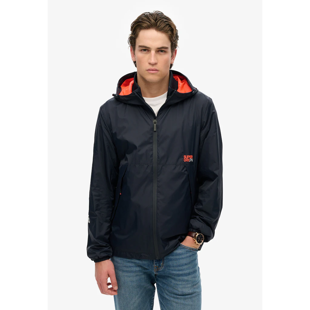 Superdry Outdoorjacke »HOODED LOGO WINDBREAKER JACKET« ▷ für