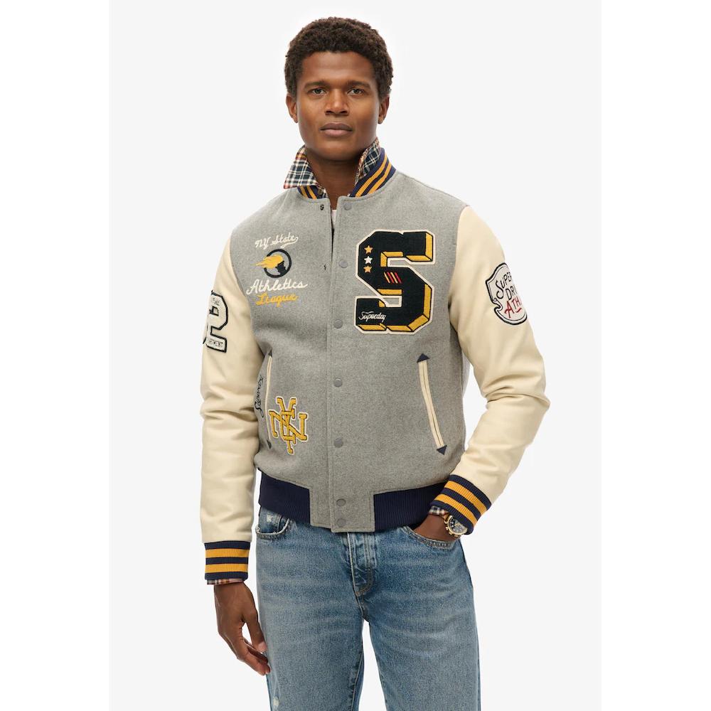 Superdry Parka »COLLEGE PATCHED BOMBER JACKET« ▷ für