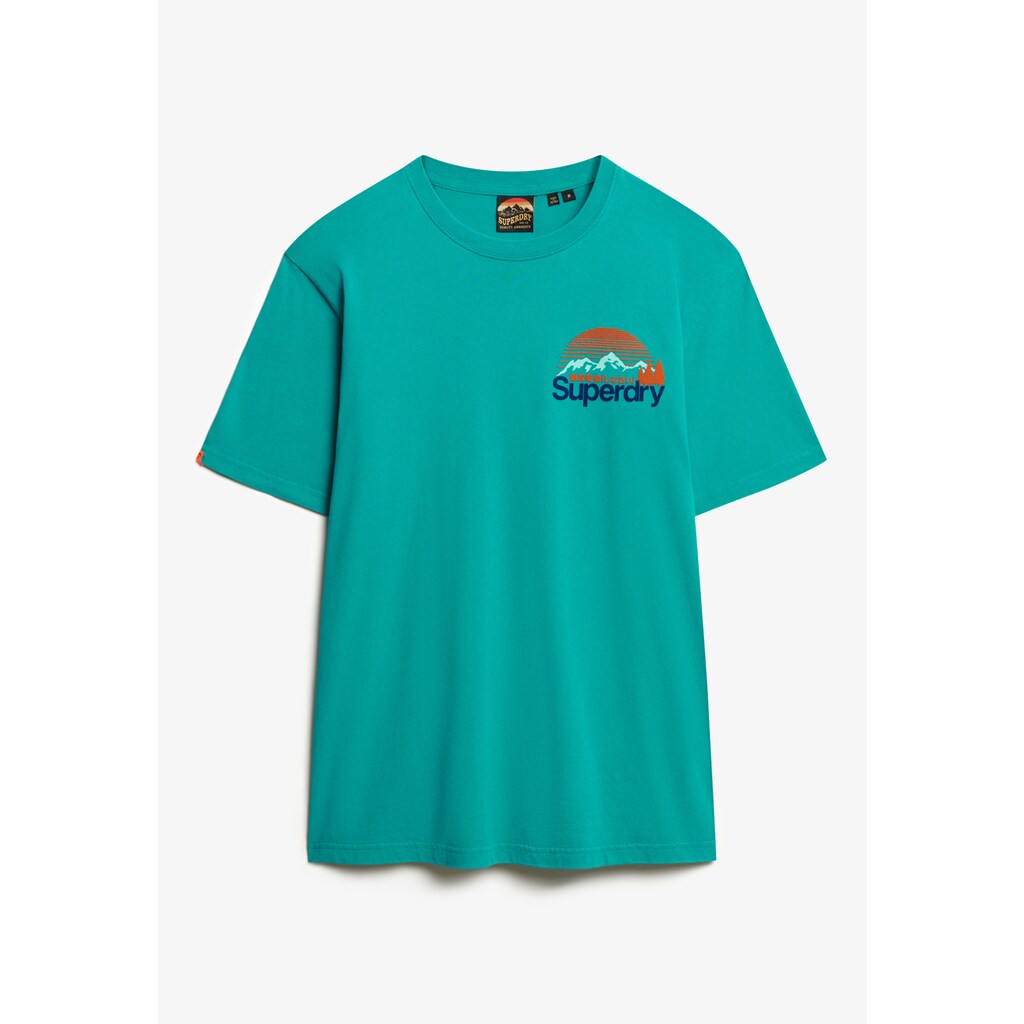Superdry Rundhalsshirt »CL GREAT OUTDOORS CHEST TEE« ▷ Kaufen
