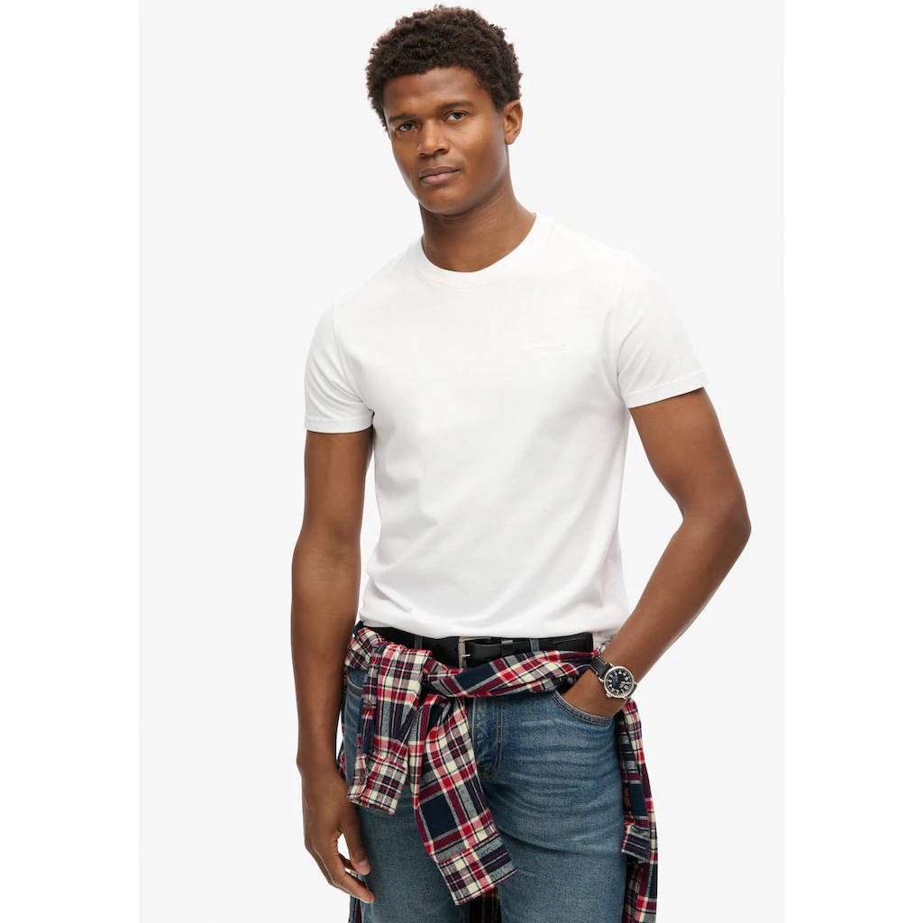 Superdry Rundhalsshirt »ESSENTIAL LOGO EMB TEE« ▷ für