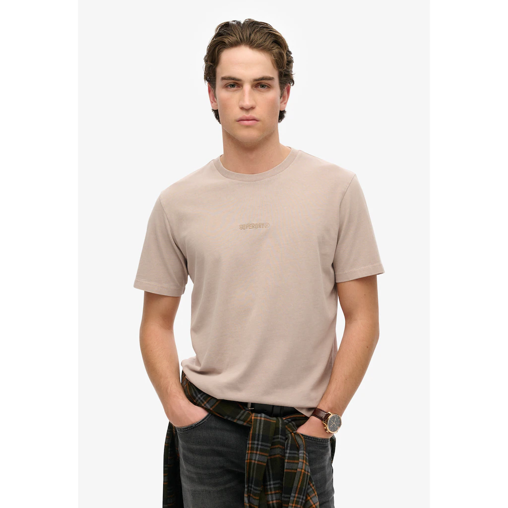 Superdry Rundhalsshirt »MICRO LOGO T SHIRT« ▷ bestellen