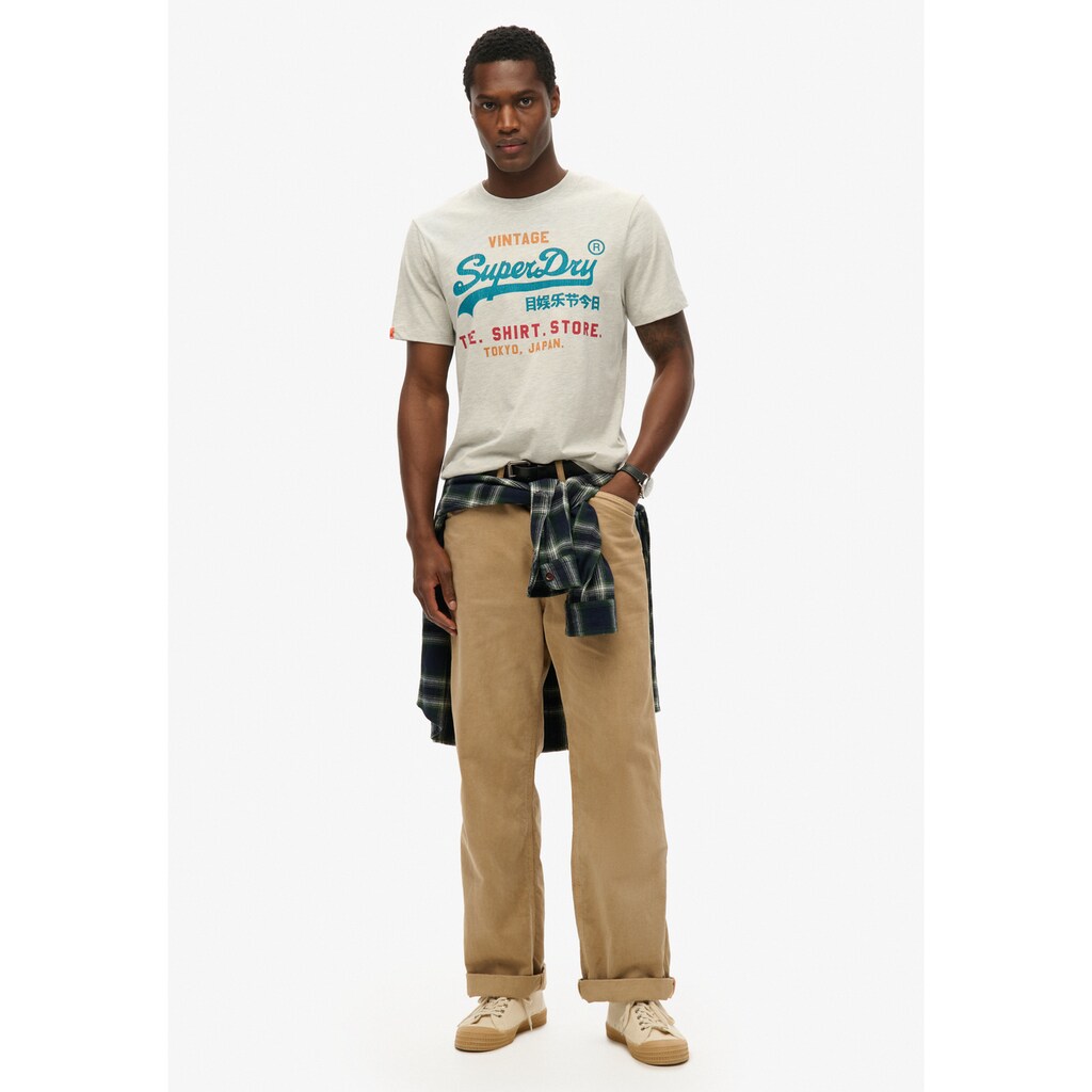 Superdry Rundhalsshirt »VL CALI RELAXED TEE«