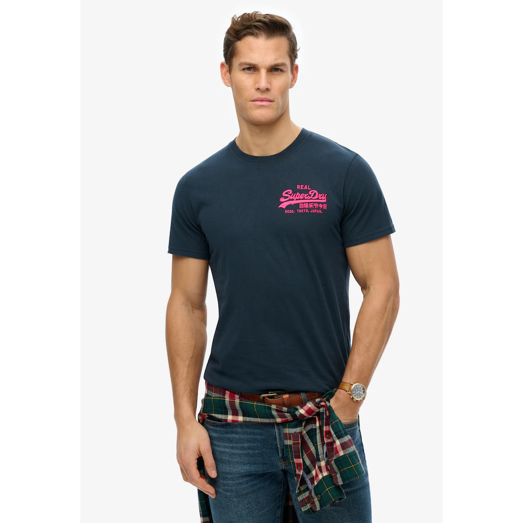 Superdry Rundhalsshirt »VL EMBROIDERED RELAXED TEE« ▷ bestellen