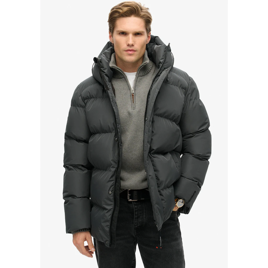 Superdry Steppjacke »HOODED 5 BAFFLE SPORTS PUFFER« Mit Kapuze ▷ Für