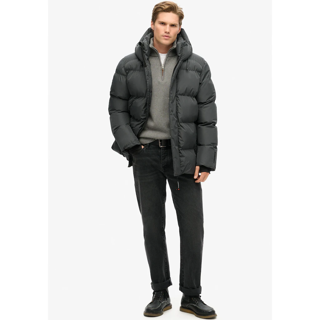 Superdry Steppjacke »HOODED 5 BAFFLE SPORTS PUFFER« Mit Kapuze ▷ Für