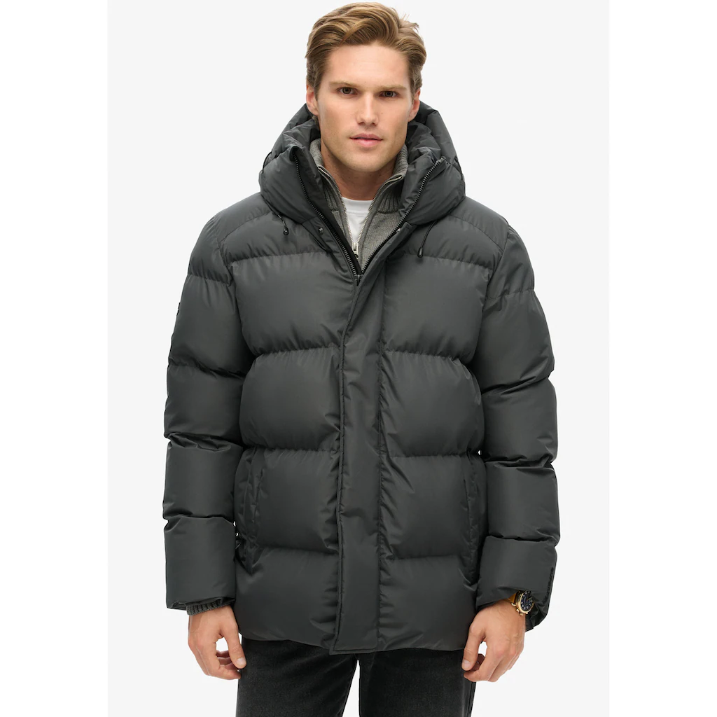 Superdry Steppjacke »HOODED 5 BAFFLE SPORTS PUFFER« mit Kapuze ▷ für