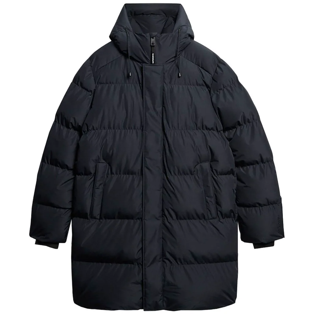Superdry Steppjacke »HOODED SPORTS PUFFER MID JKT« Mit Kapuze ▷ Kaufen