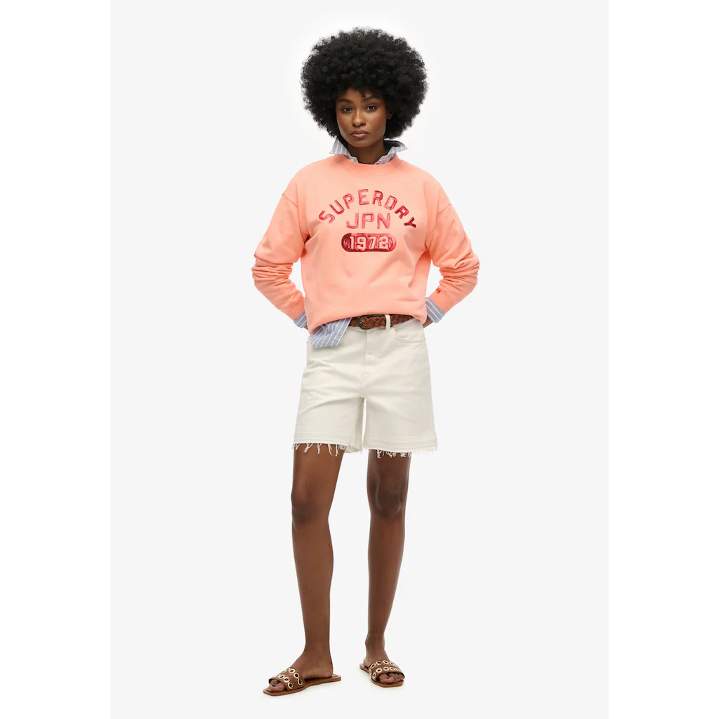 Superdry Sweatshirt »EMBELLISHED VARSITY LOOSE CREW«