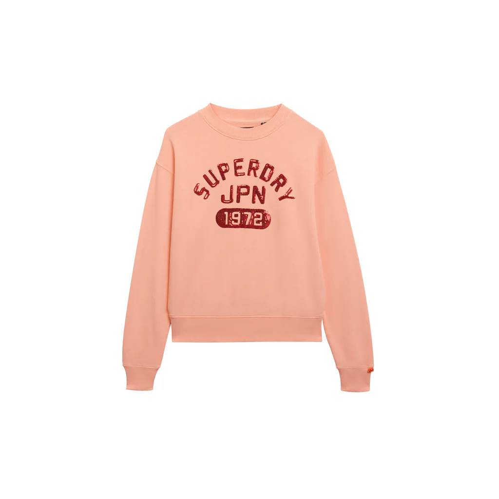 Superdry Sweatshirt »EMBELLISHED VARSITY LOOSE CREW«