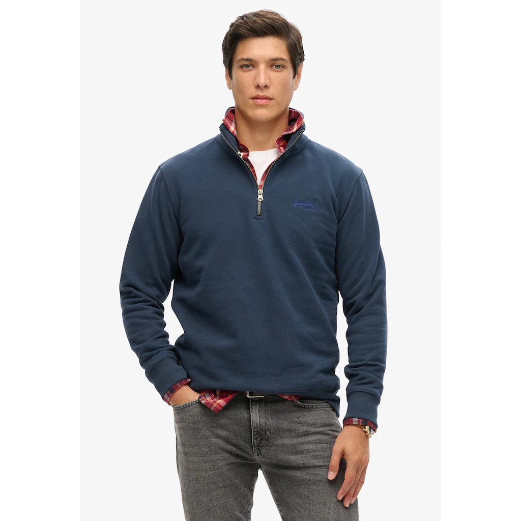 Superdry Sweatshirt »ESSENTIAL LOGO HENLEY« ▷ kaufen