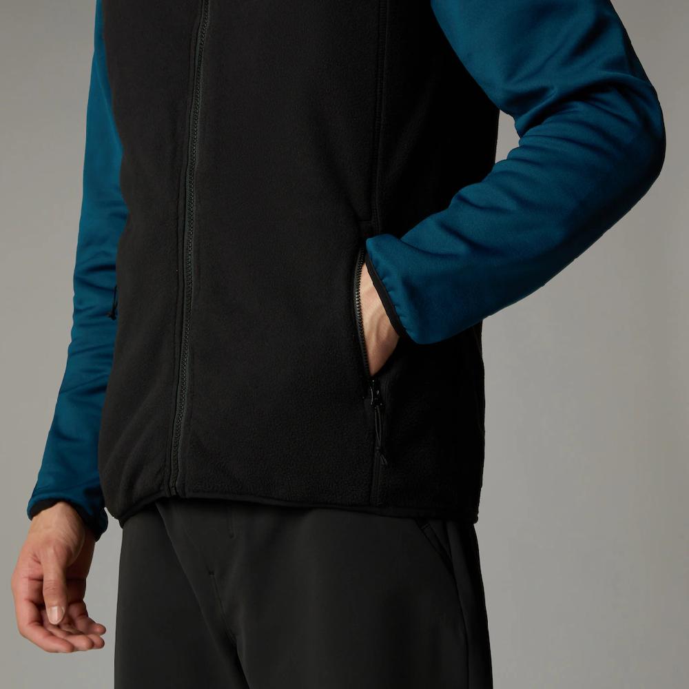 The North Face Fleeceweste »100 Glacier Weste Für Herren« Mit Klassischer Label-Stickerei Am Schlüsselbein