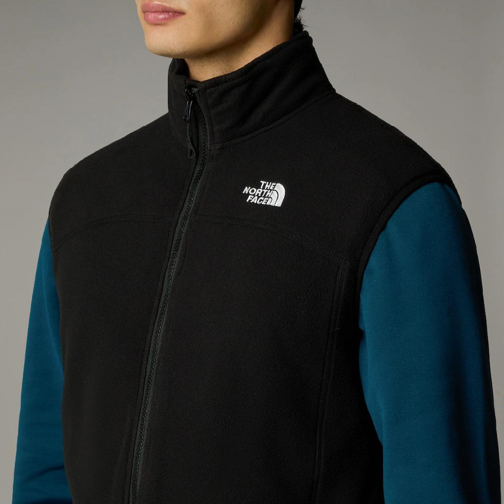 The North Face Fleeceweste »100 Glacier Weste Für Herren« Mit Klassischer Label-Stickerei Am Schlüsselbein